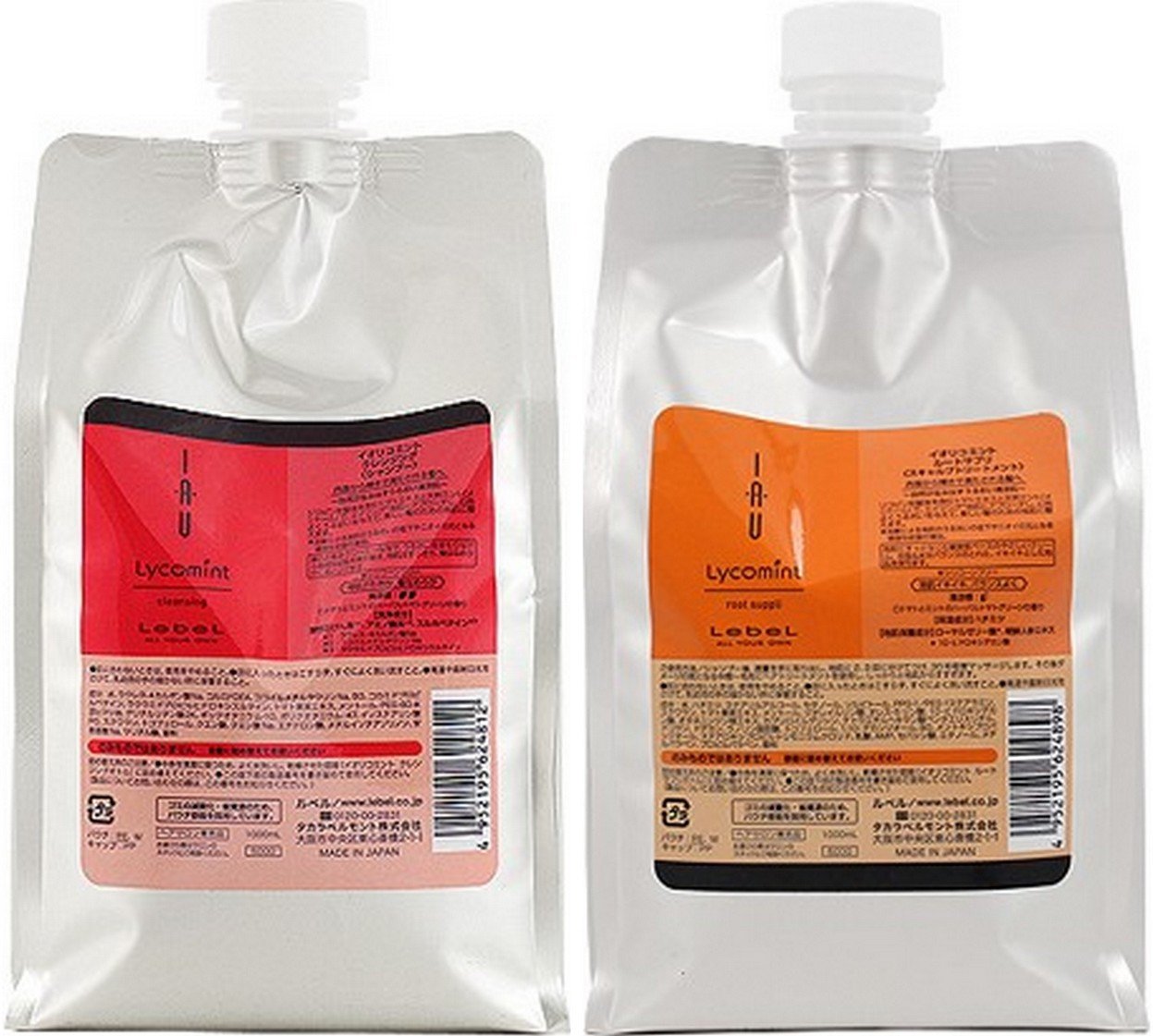 ルベル イオ リコミント クレンジング 1000ml 詰め替え＆ルートサプリ 1000ml 詰め替え Lebel IAU Lycomint Amazon | ルベル イオ リコミント クレンジング 1000ml 詰め替え